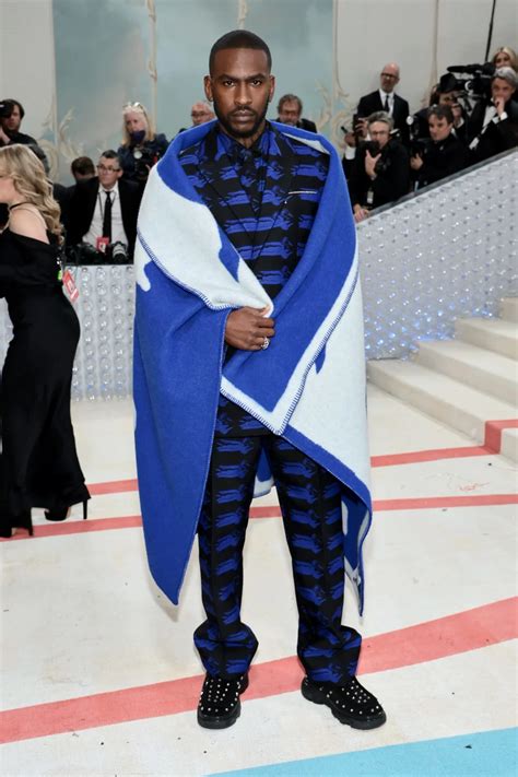 skepta in downfilled burberry coat|Met Gala 2023 Red Carpet Arrivals: See the Best Celebrity Looks.